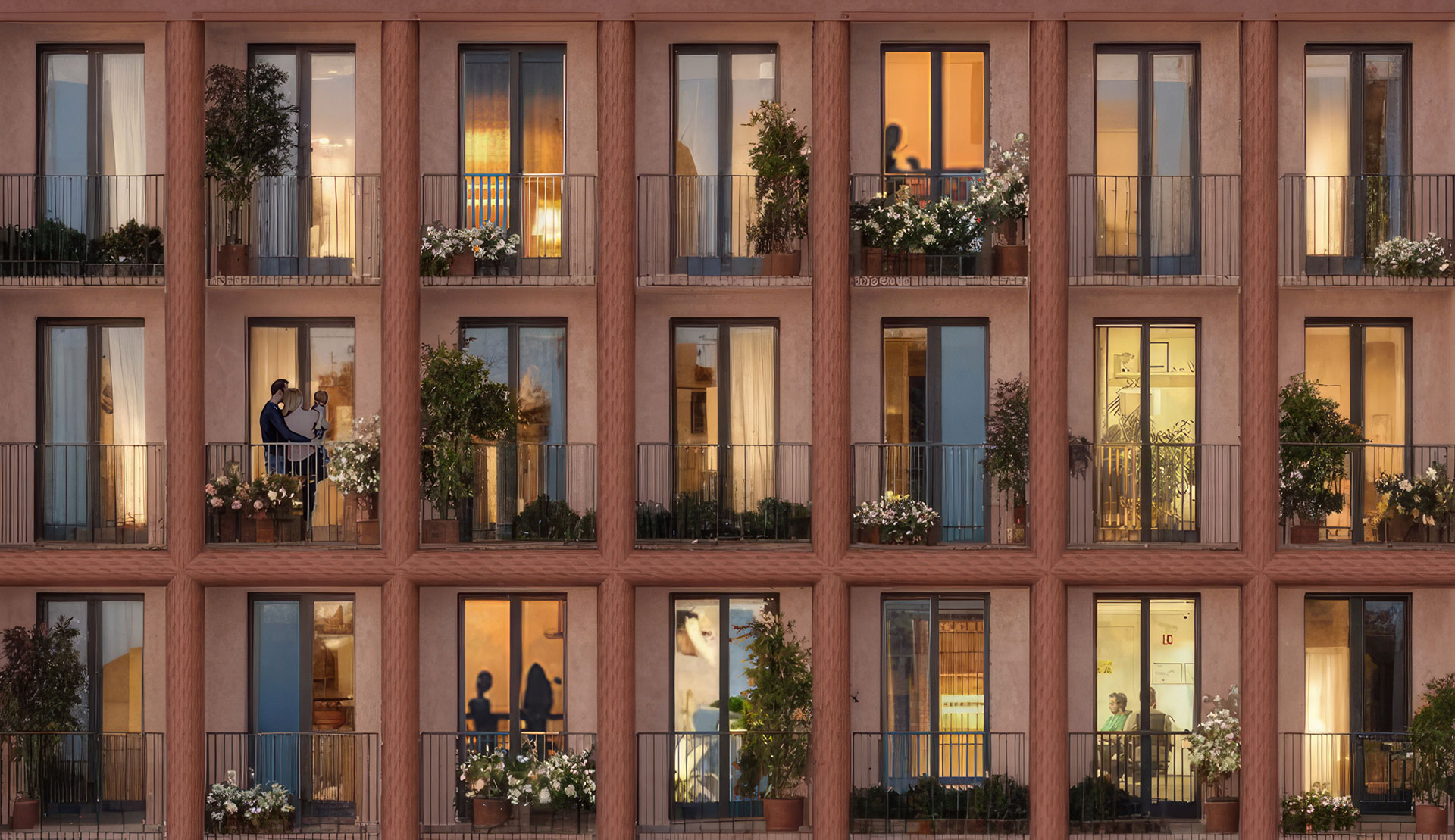 moderní bytový dům Brno