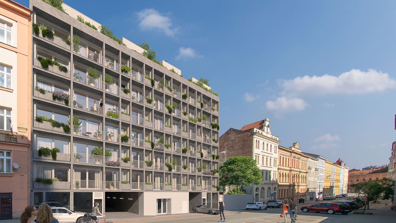 moderní byty v centru Brna