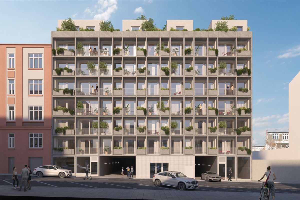 bytový dům s množstvím zeleně